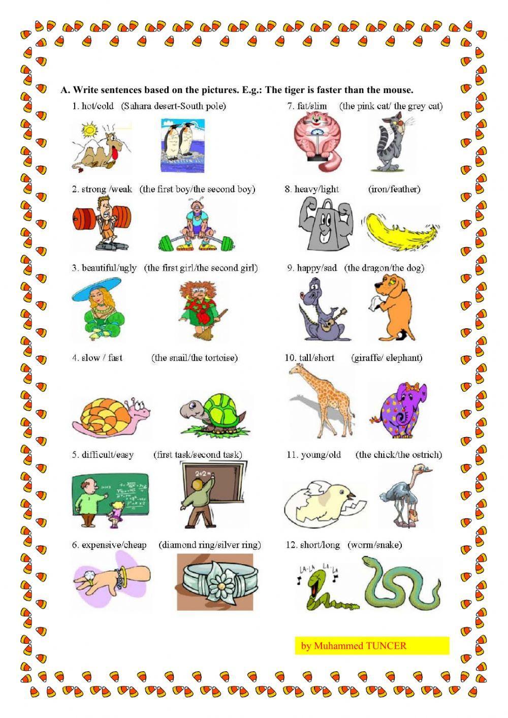 Comperative sentences