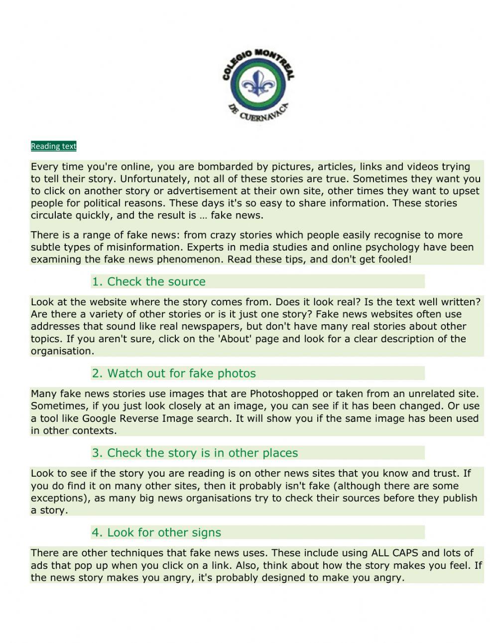 Exam english 2 second trimestre