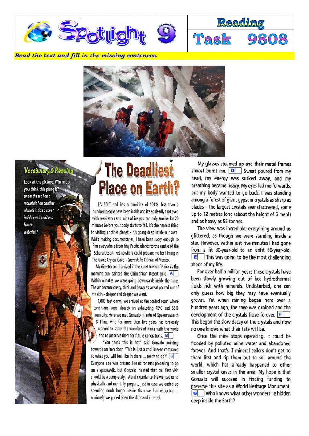 Spotlight 9 Task 9808