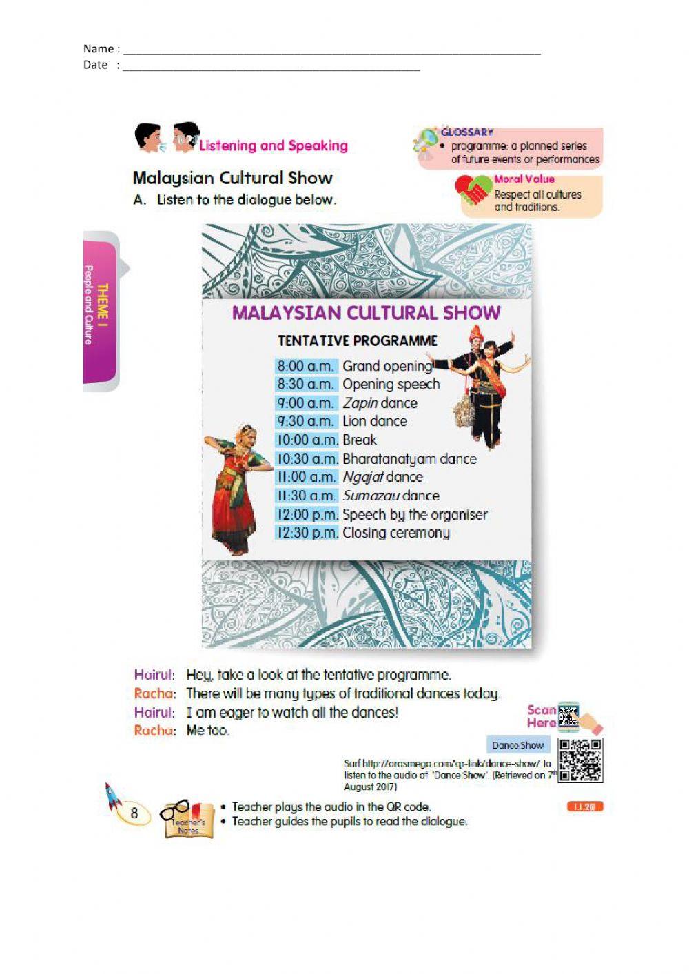 Traditional Dances in Malaysia