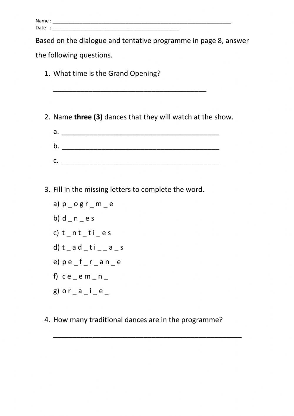 Traditional Dances in Malaysia