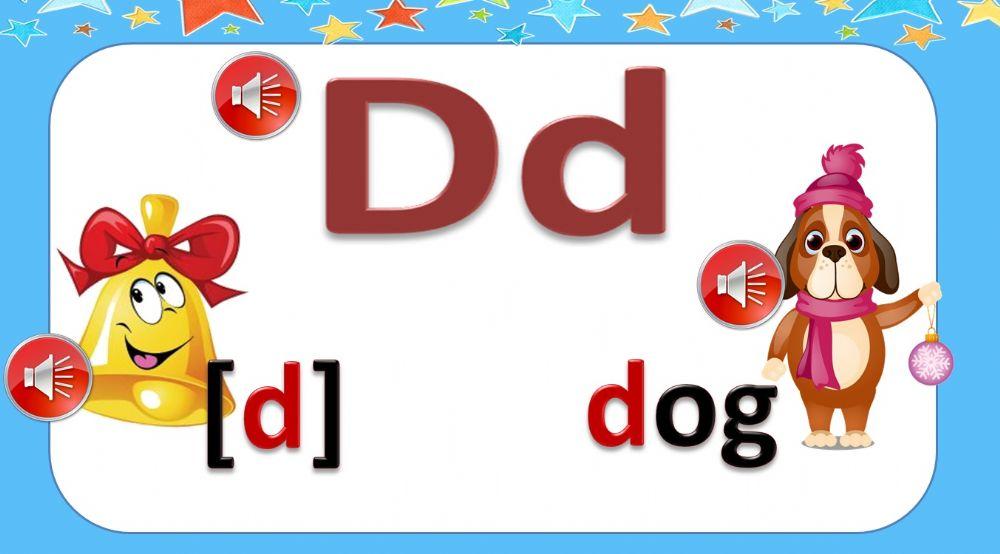 Letter Dd interactive exercise | Live Worksheets