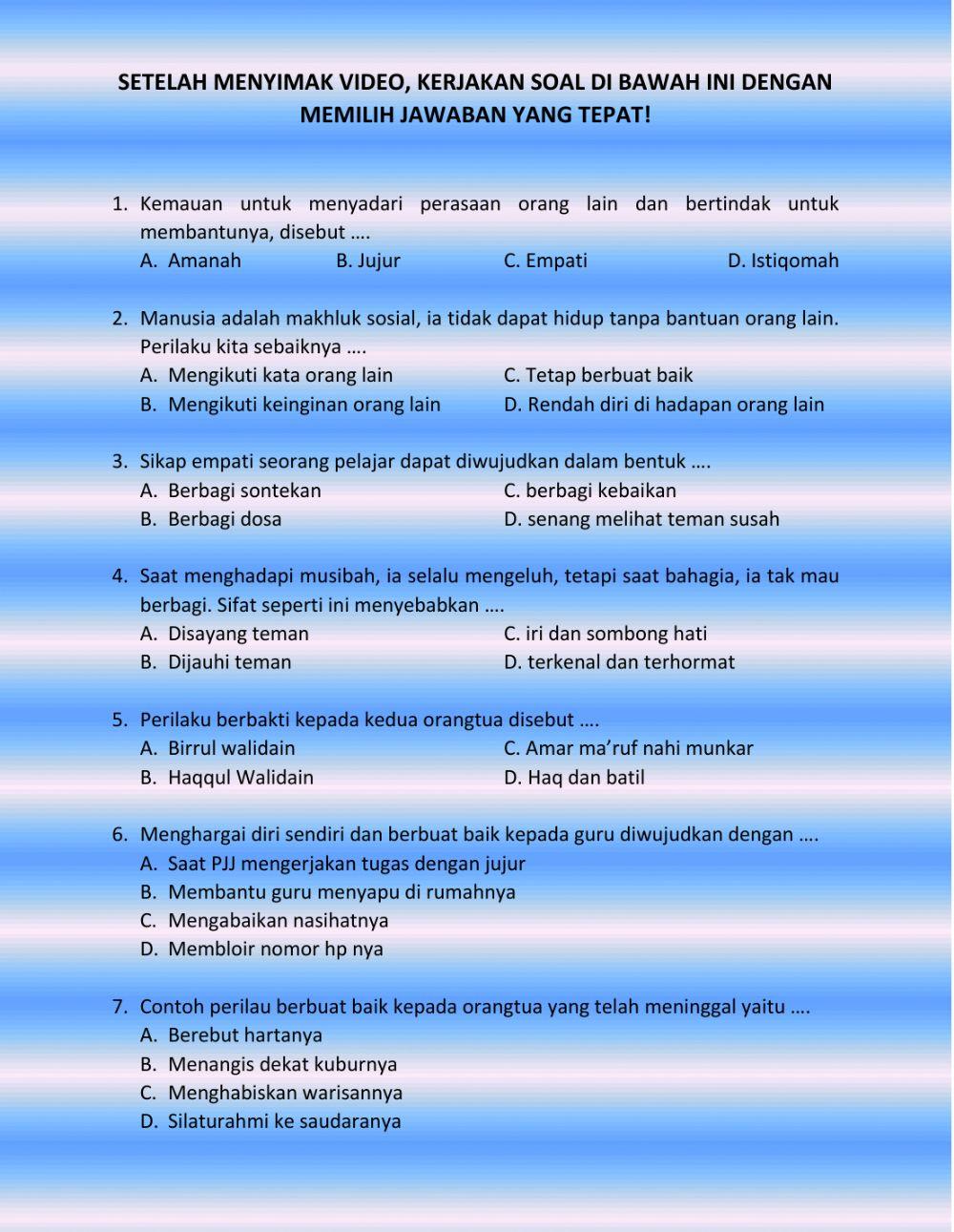 Berempati Itu Mudah Menghormati Itu Indah