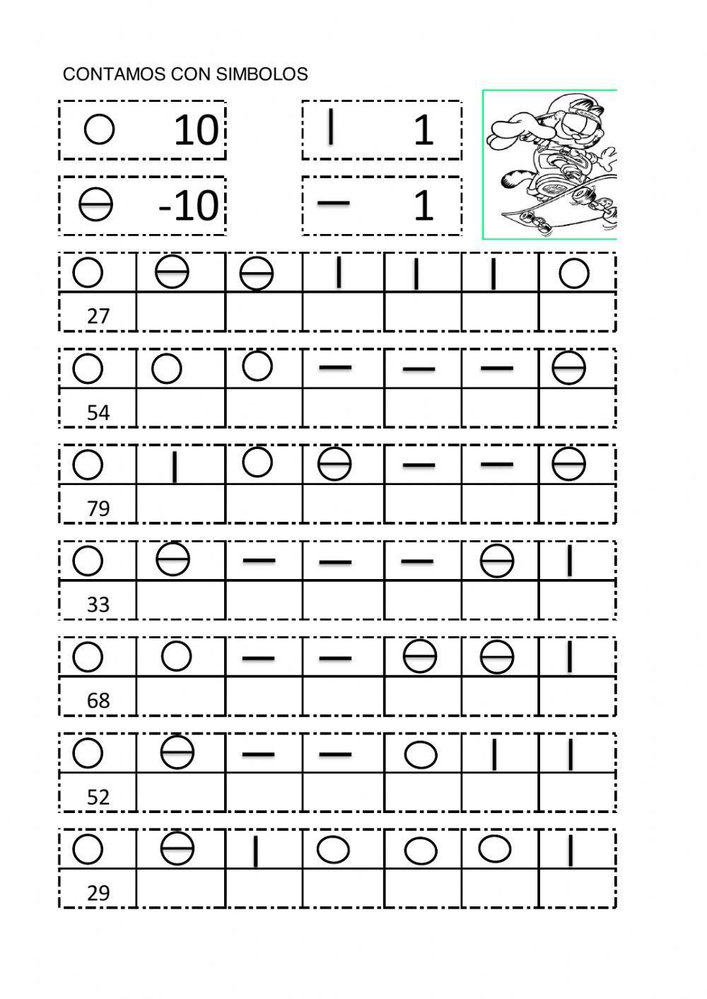 Sumas y restas con símbolos abn
