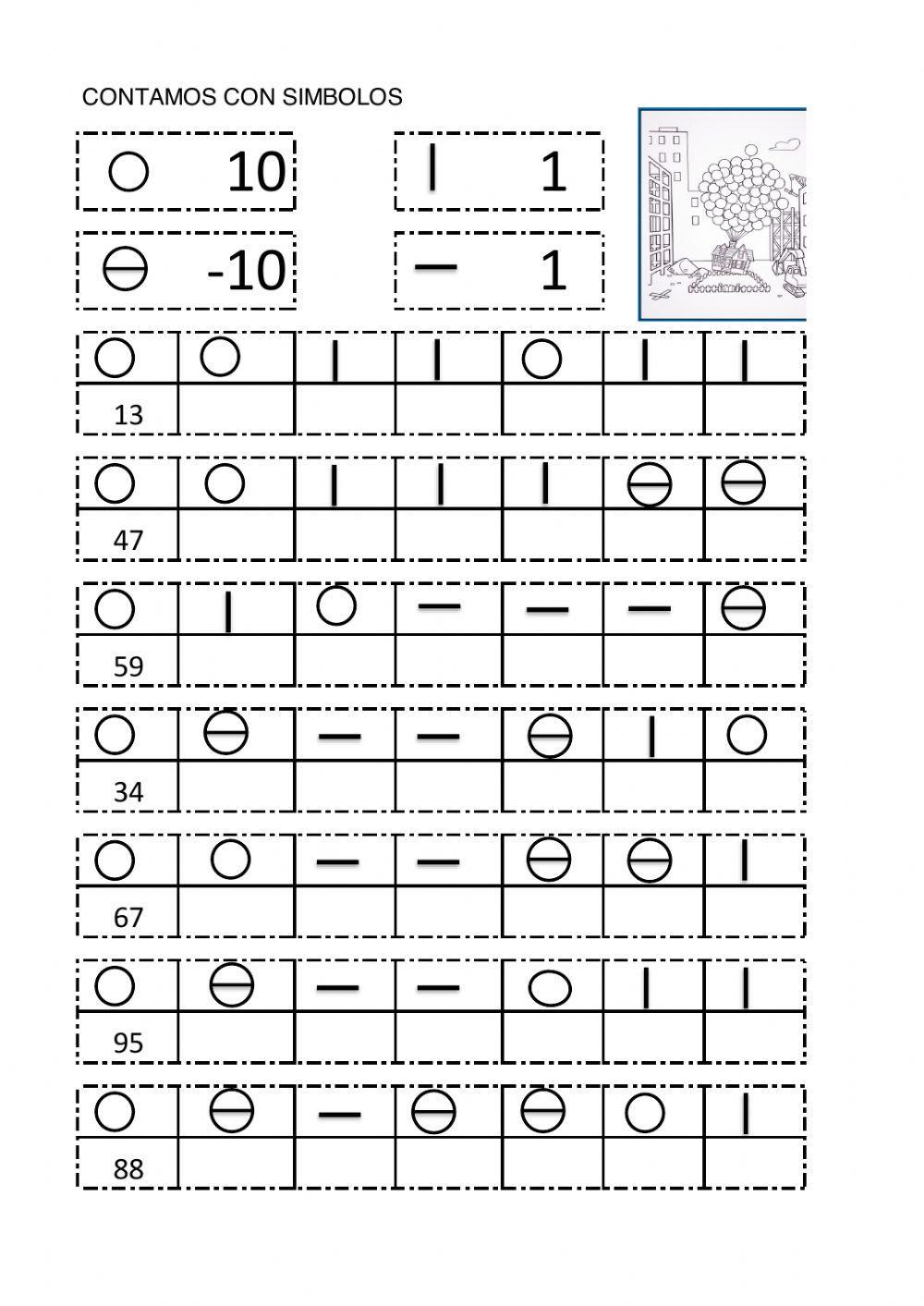 Sumas y restas con símbolos abn