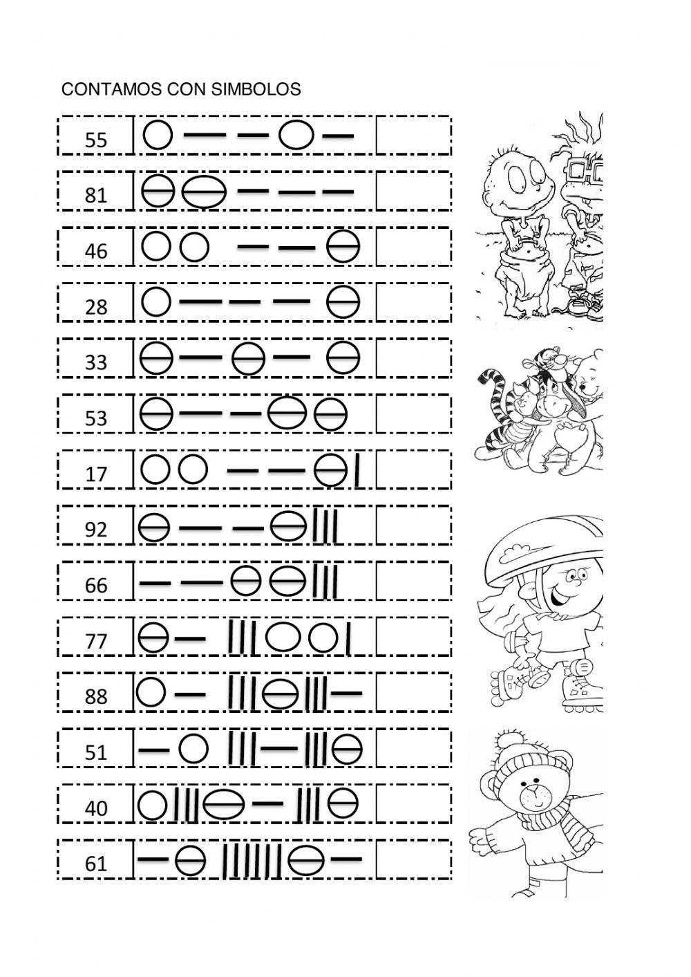 Sumas y restas con símbolos abn