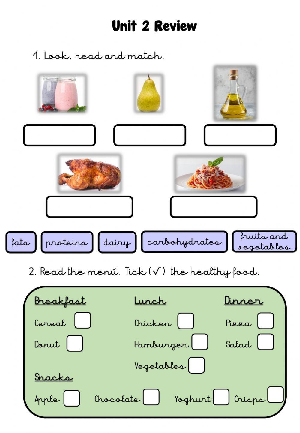 Review Science Unit 2