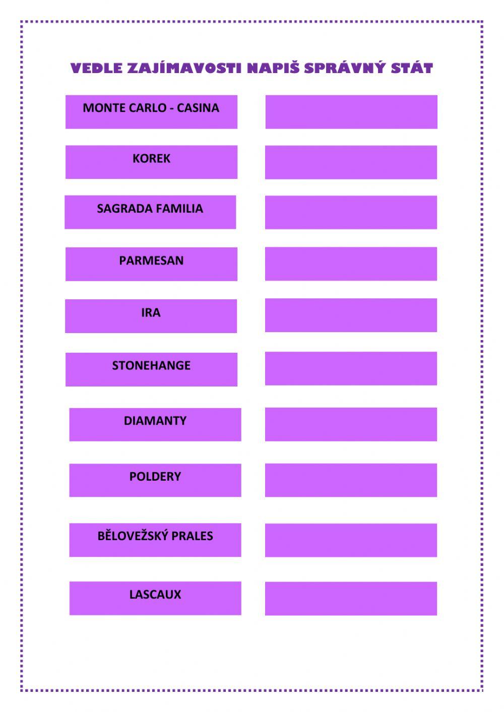 Evropa - zajímavosti