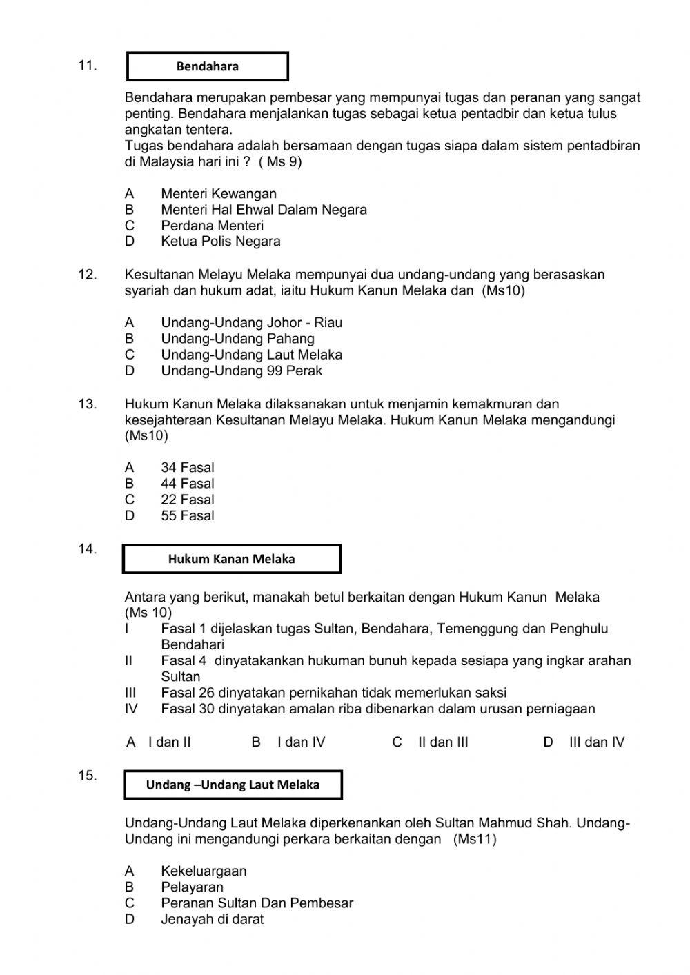 Bab 1 : Warisan Negara Bangsa