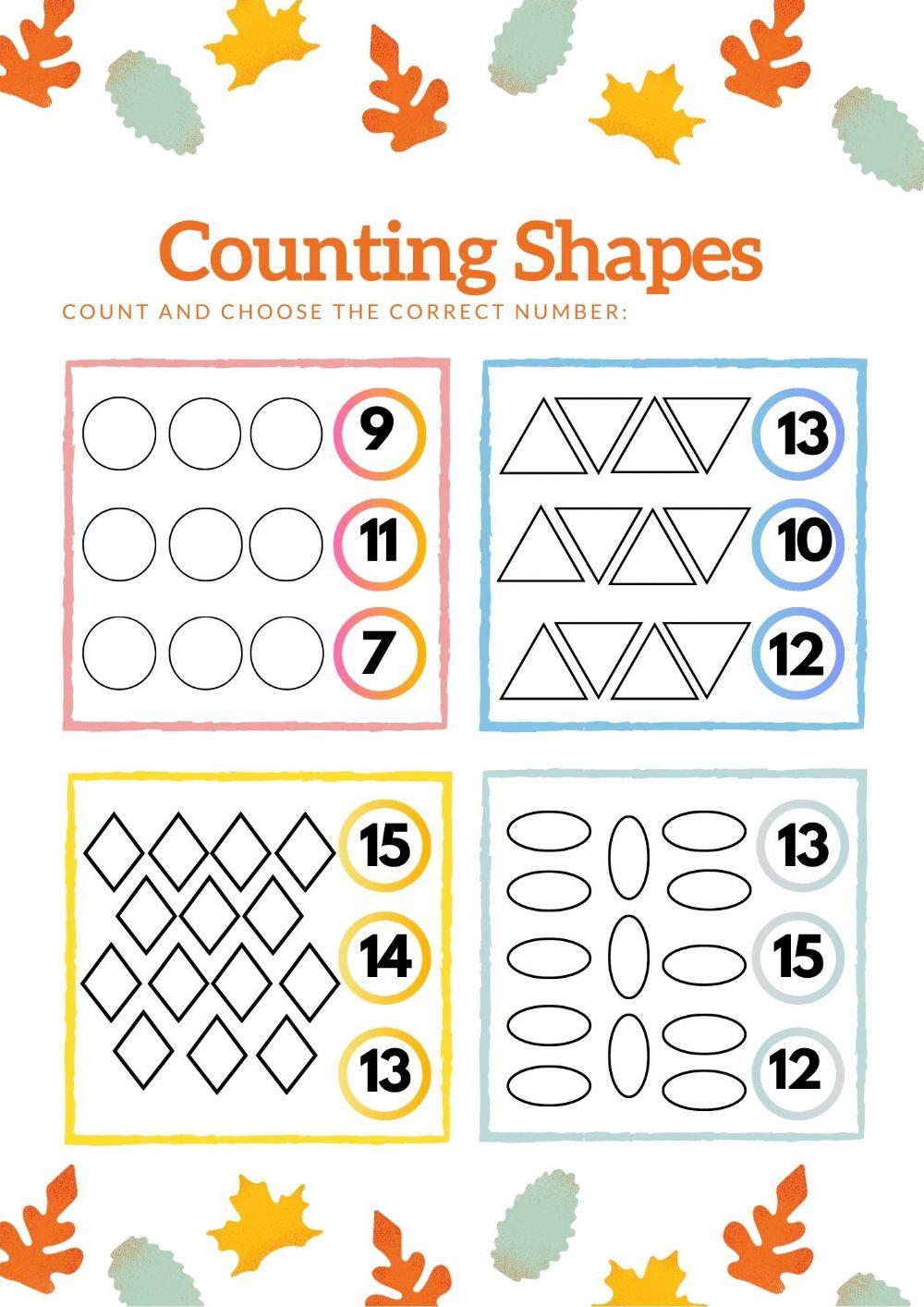 Counting shapes