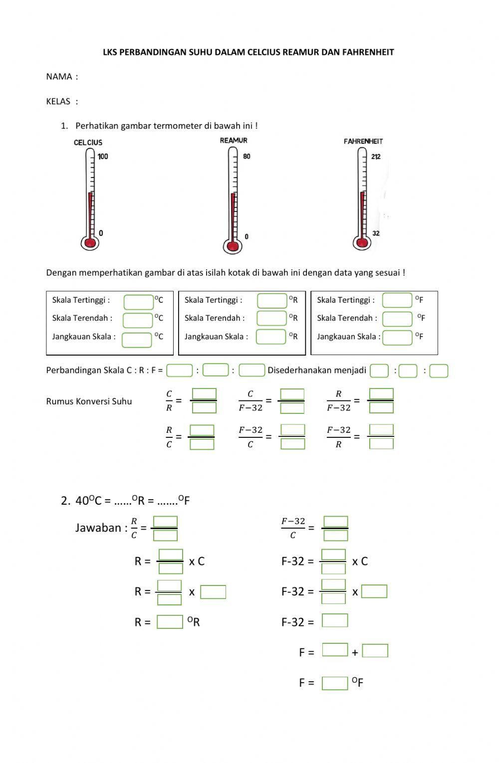 Lks perbandingan skala suhu