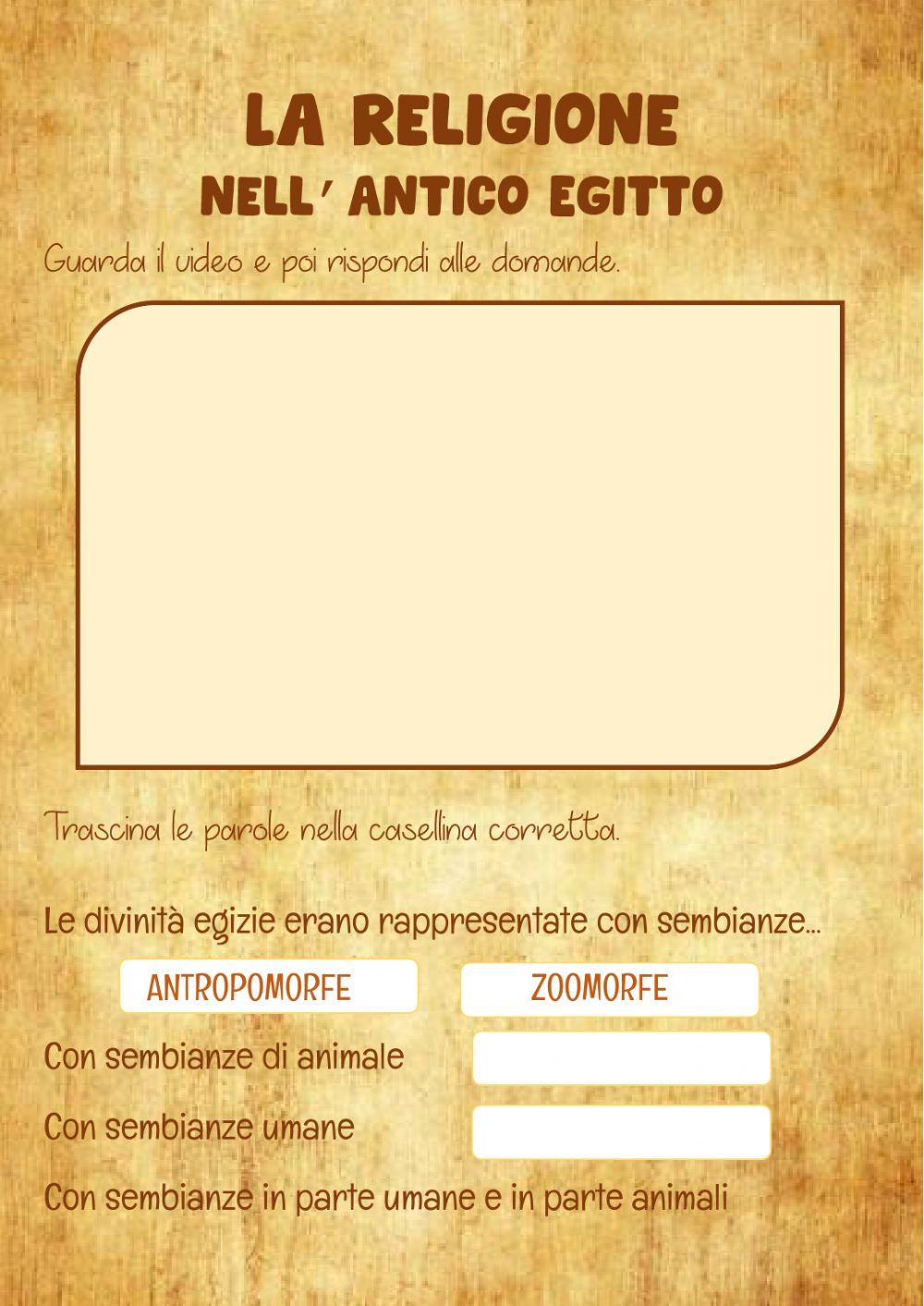 La religione nell'Antico Egitto