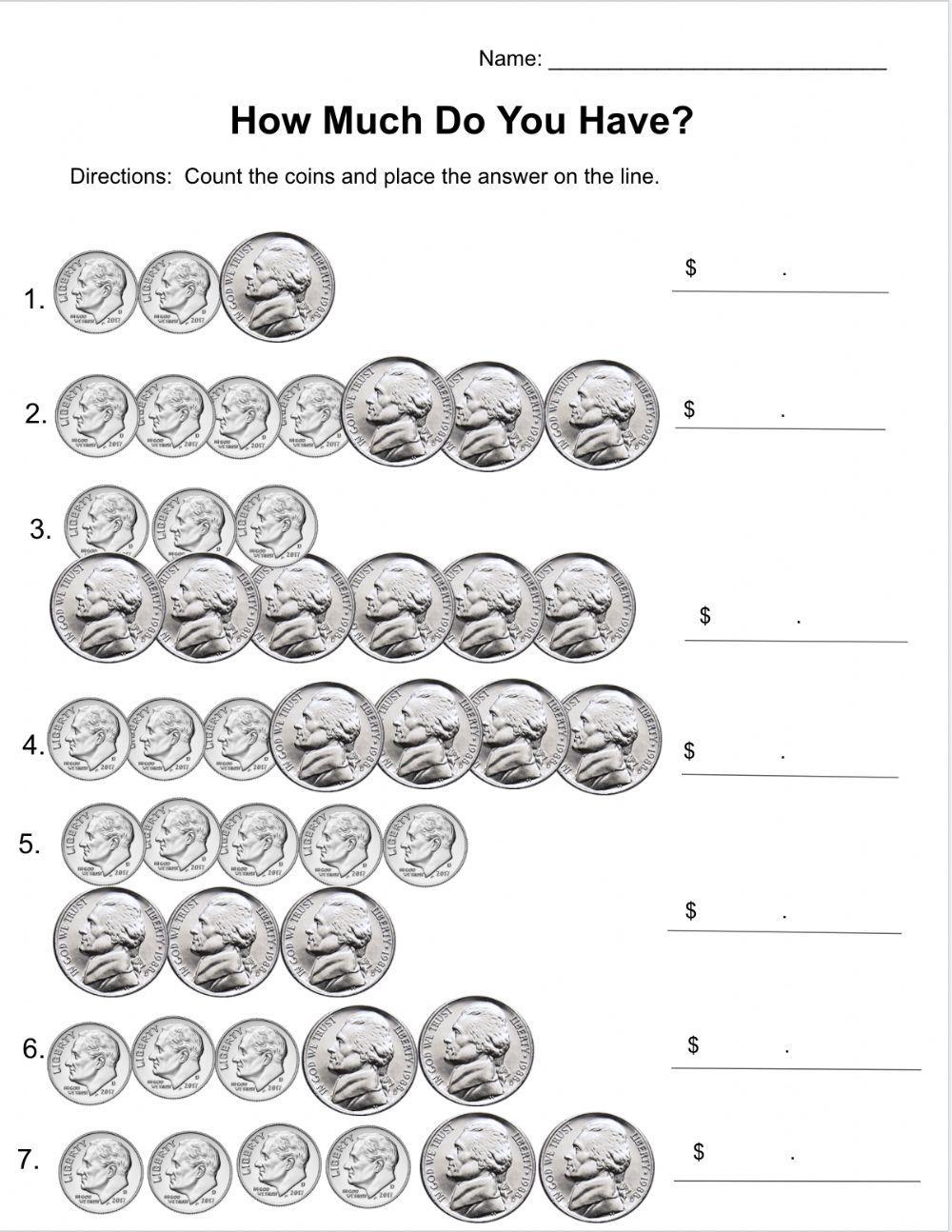 How Much Do You Have? (Nickels and Dimes) How Much Do You Have? (Nickels and Dimes)