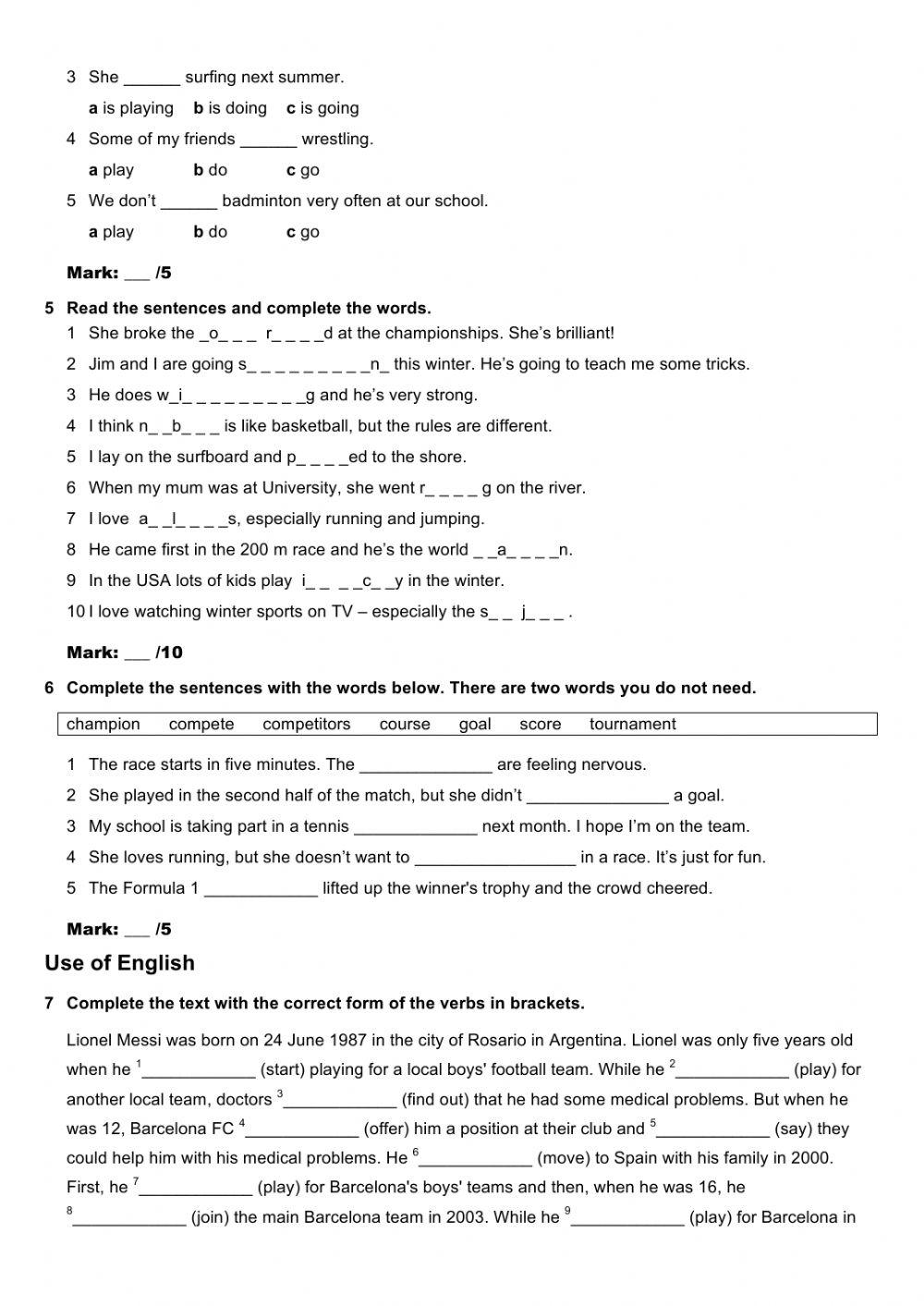 Solutions pre-intermediate Unit 2