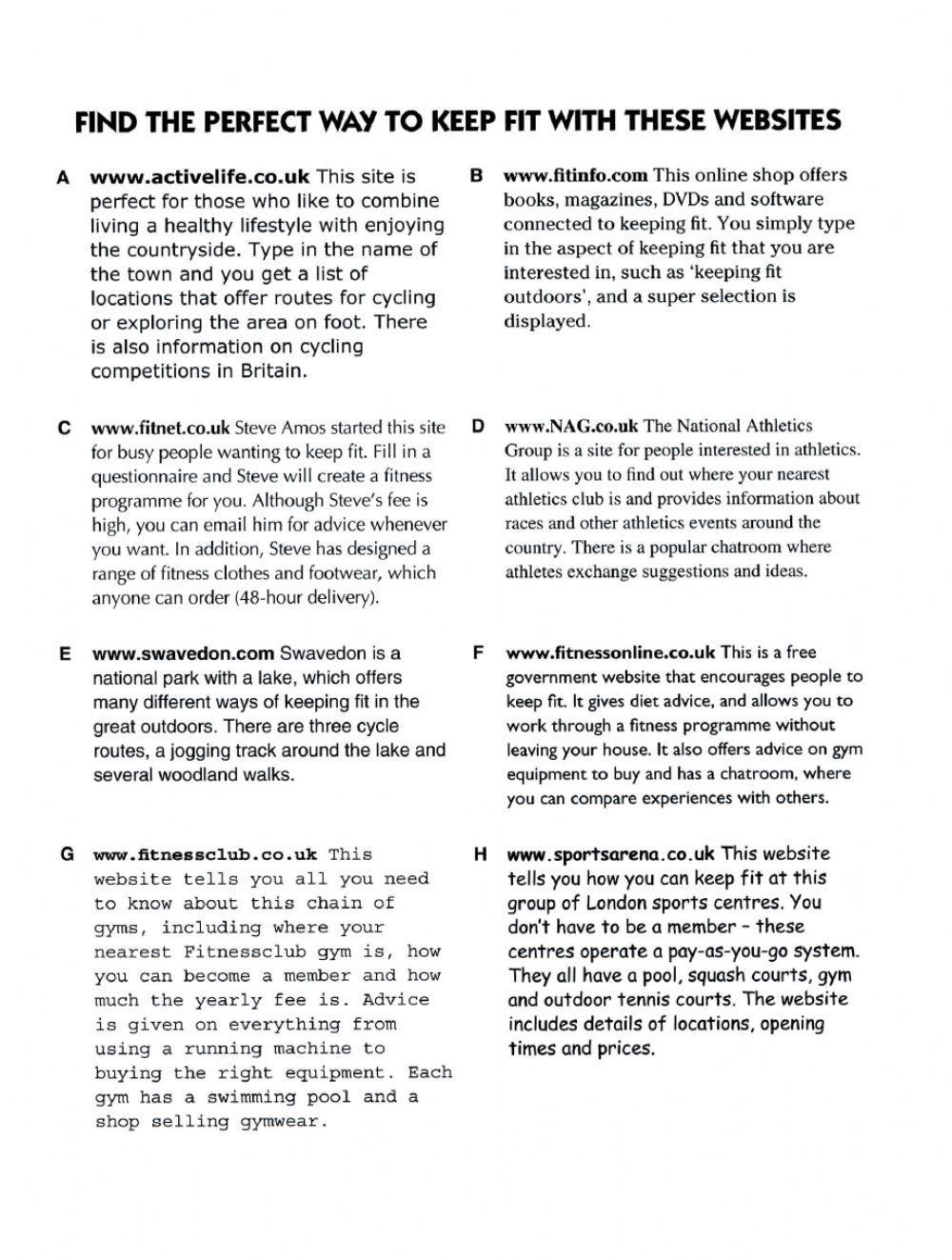 Reading and Use of English