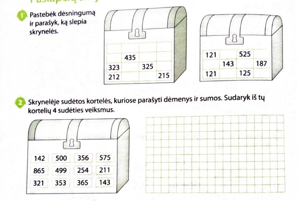 Sudėtis ir atimtis iki 1000 (2)