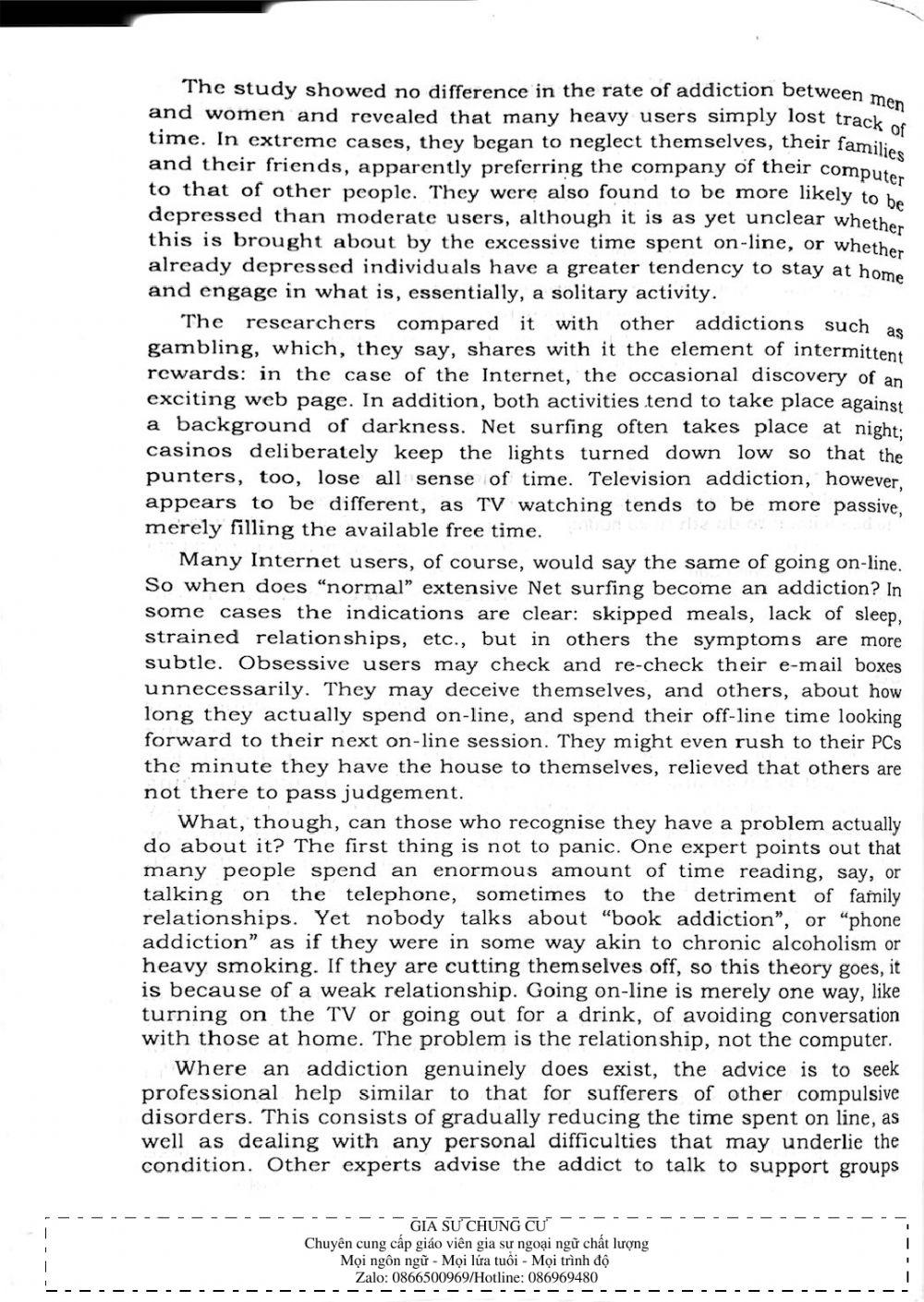 Trắc nghiệm Kỹ năng đọc hiểu Tiếng Anh số 13