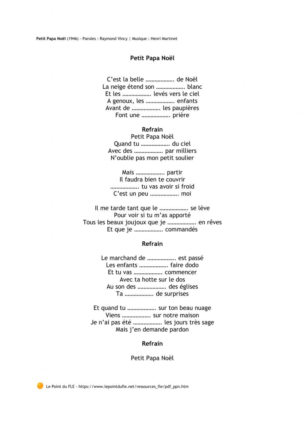 Villacicos en Francés