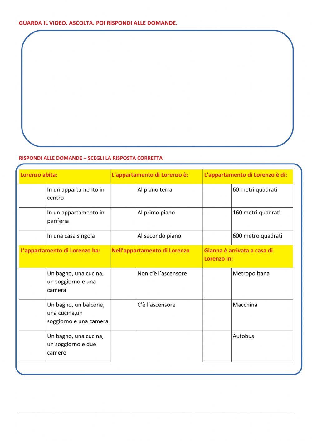 A1-A2 - Casa dolce casa - seconda versione
