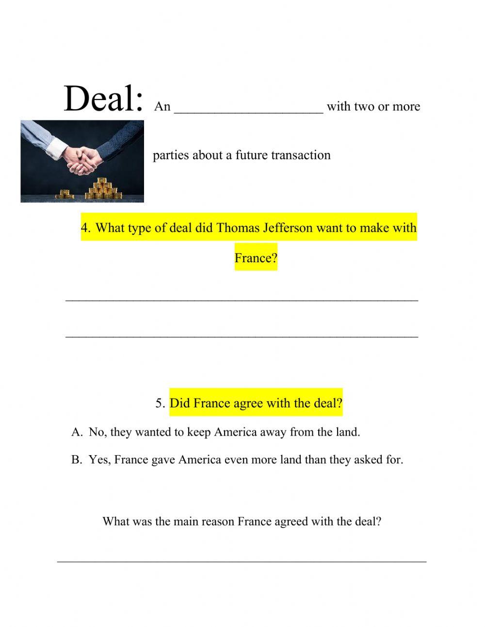 Westward Expansion: Louisiana Purchase