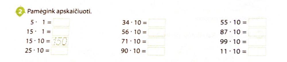 Daugyba iš 10 (1000 ribose)