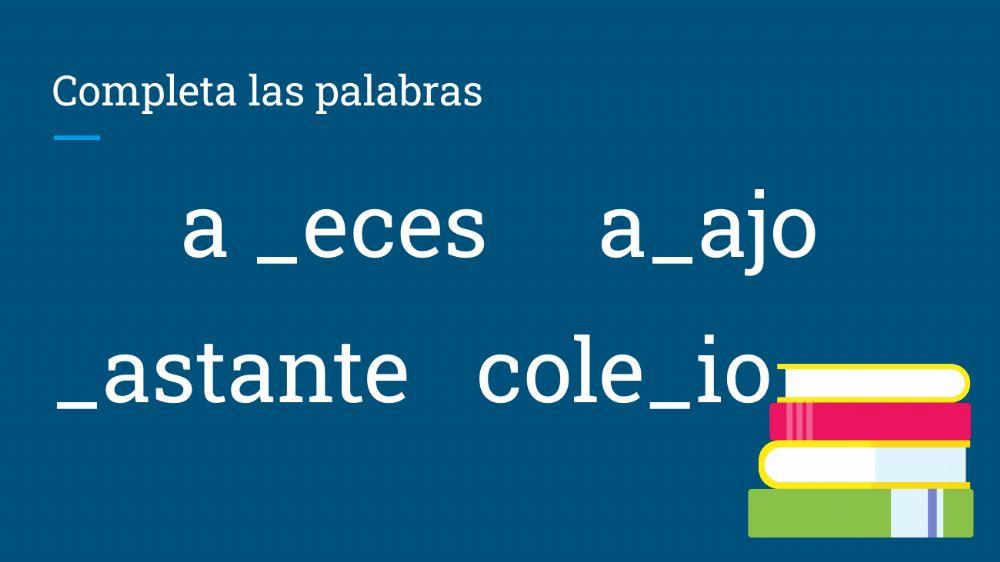 Lista 1 Ortografía
