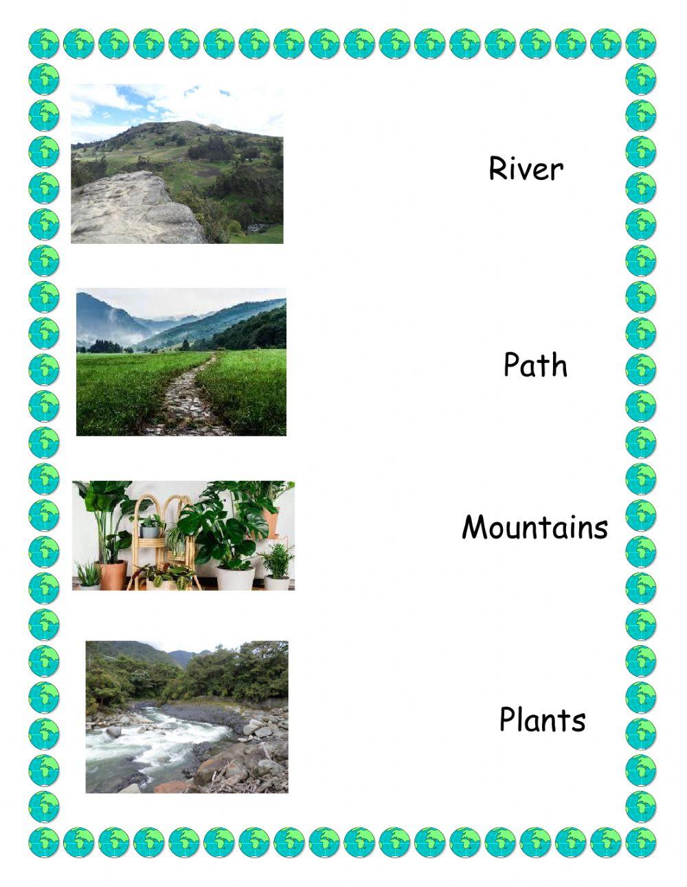 Environment vocabulary