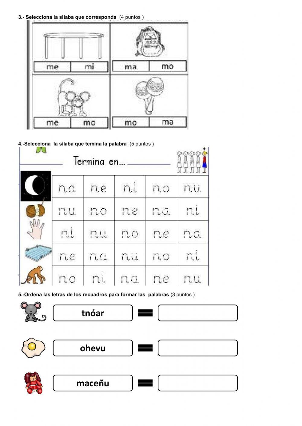 Evaluación Quimestral