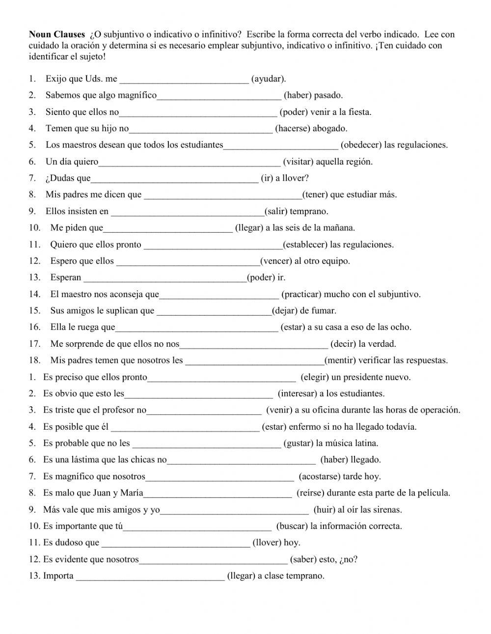 202 Subjunctive in Noun Clauses
