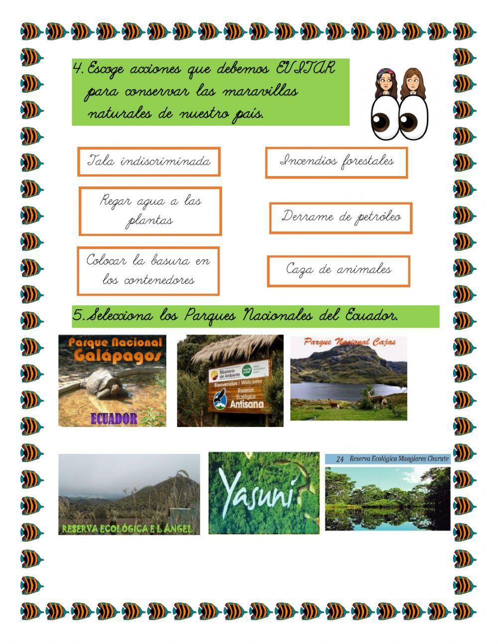Reservas Naturales del Ecuador
