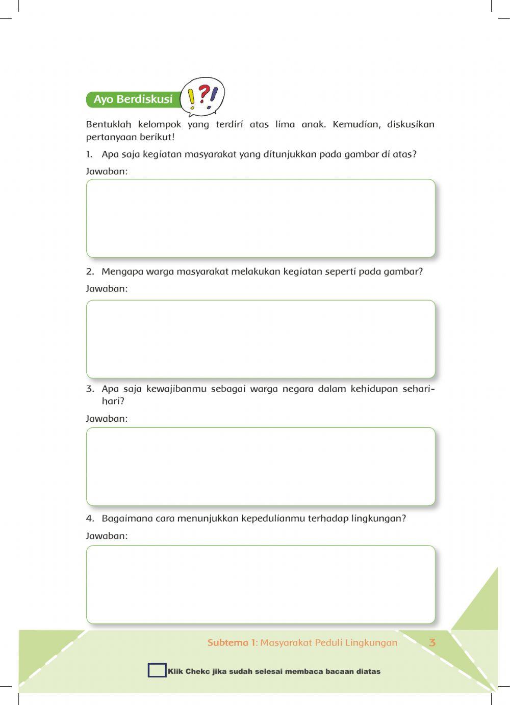 Tema 6 Sub Tema 1 Pembelajaran 1