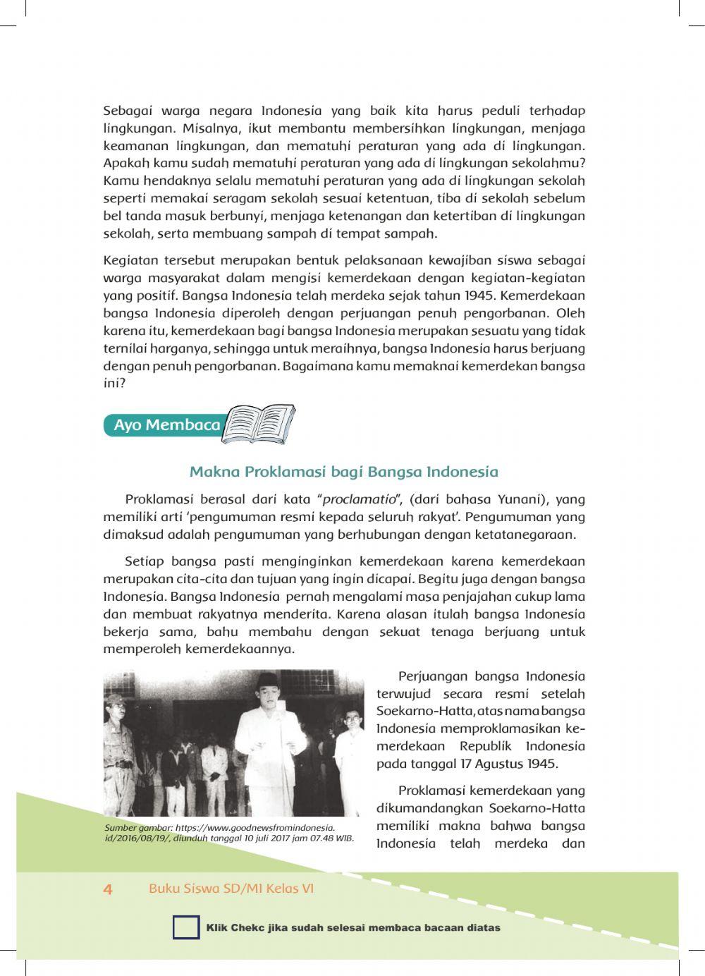 Tema 6 Sub Tema 1 Pembelajaran 1