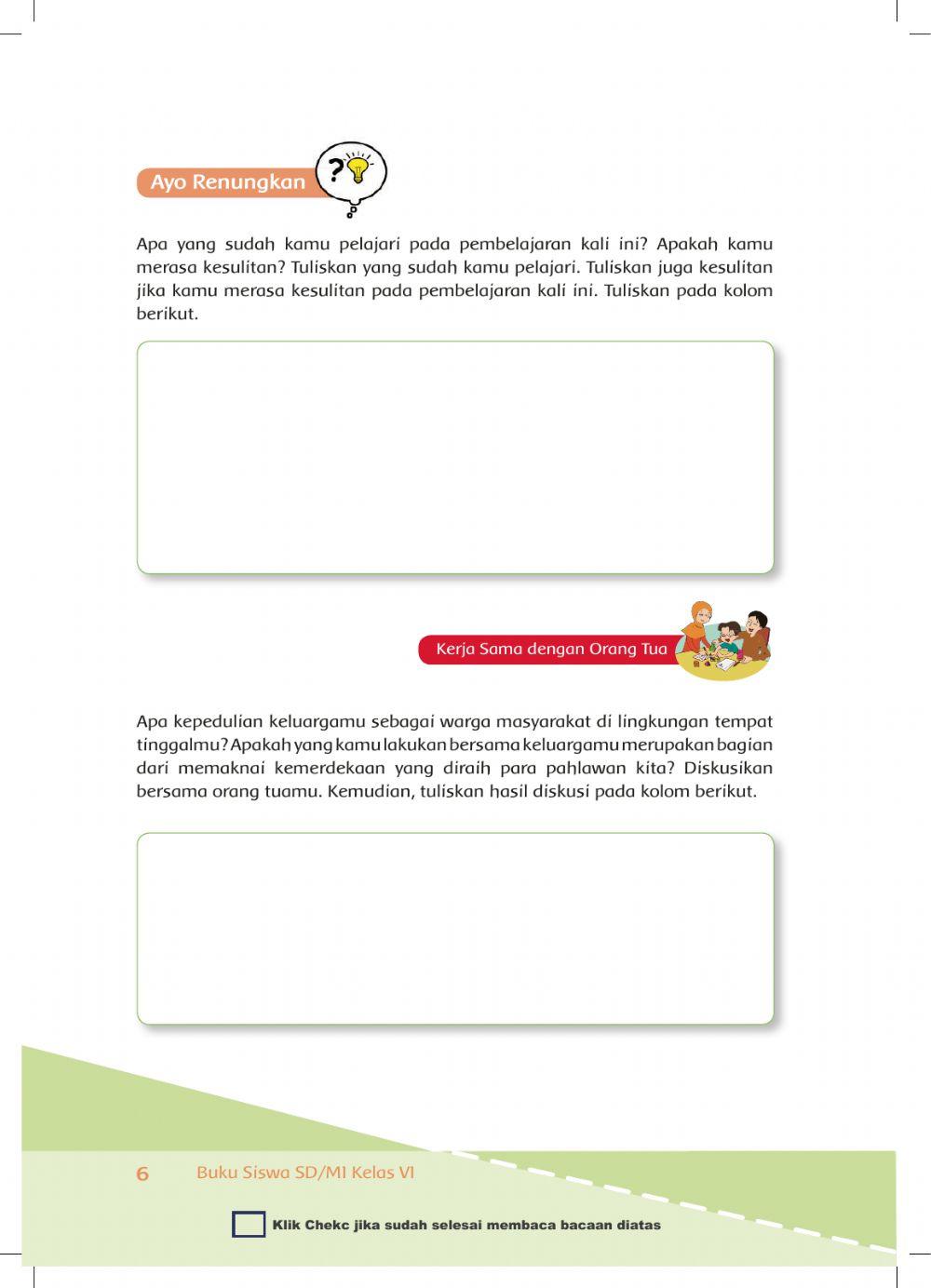 Tema 6 Sub Tema 1 Pembelajaran 1