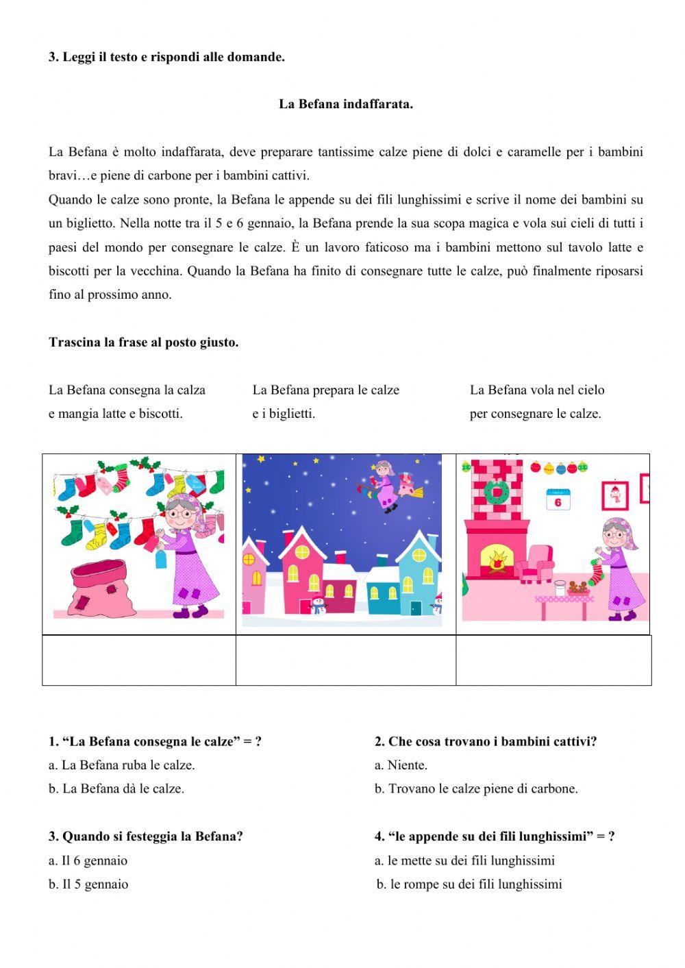 Ripasso ore numeri e comprensione testo