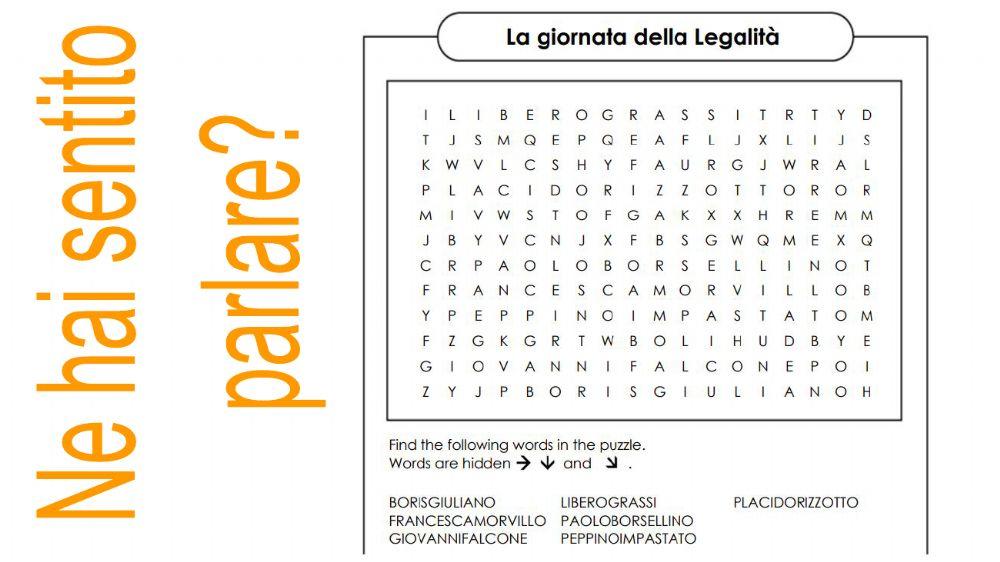 La giornata della Legalità