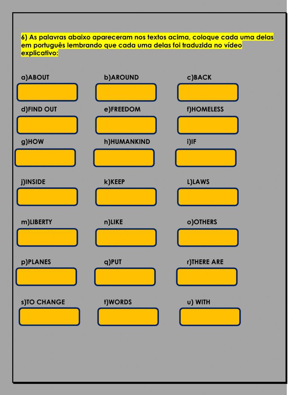 Simulado ( Enem) Inglês
