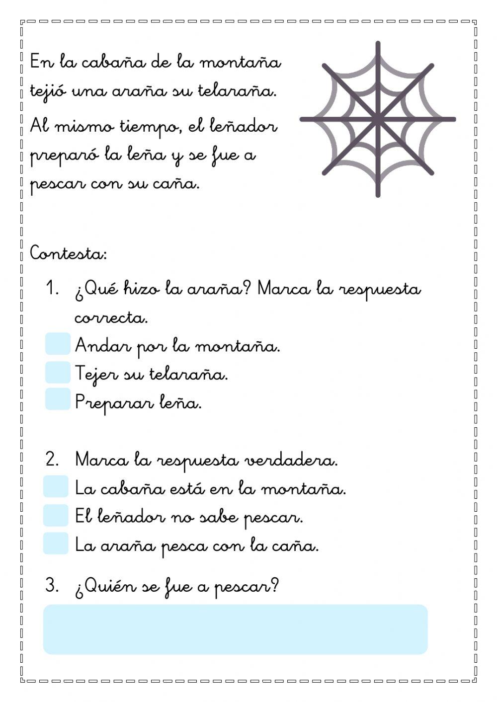 Comprensión lectora 4