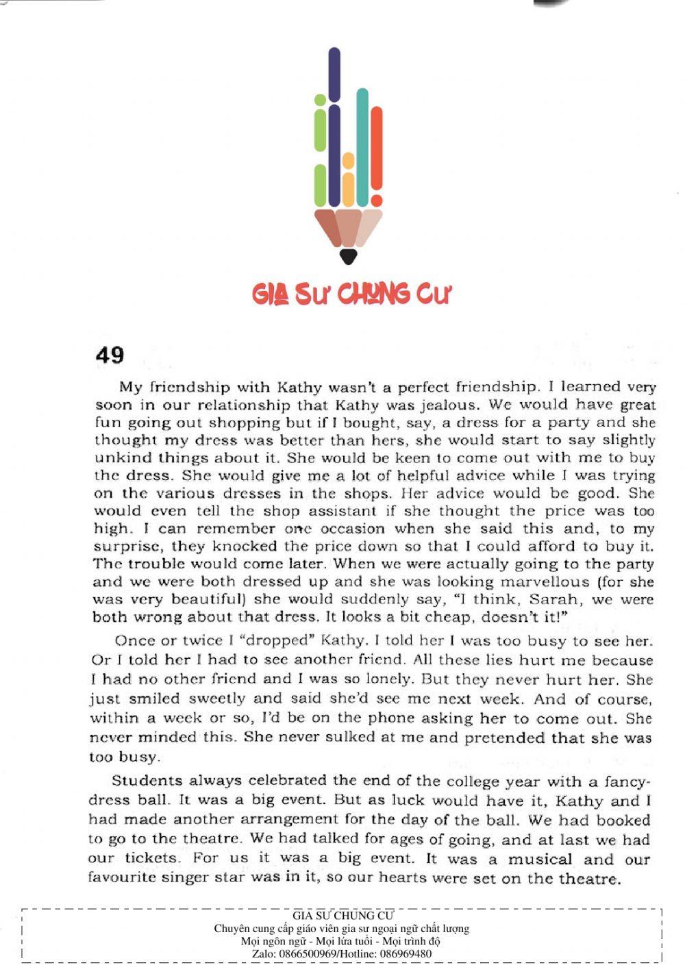 Trắc nghiệm Kỹ năng đọc hiểu Tiếng Anh số 17