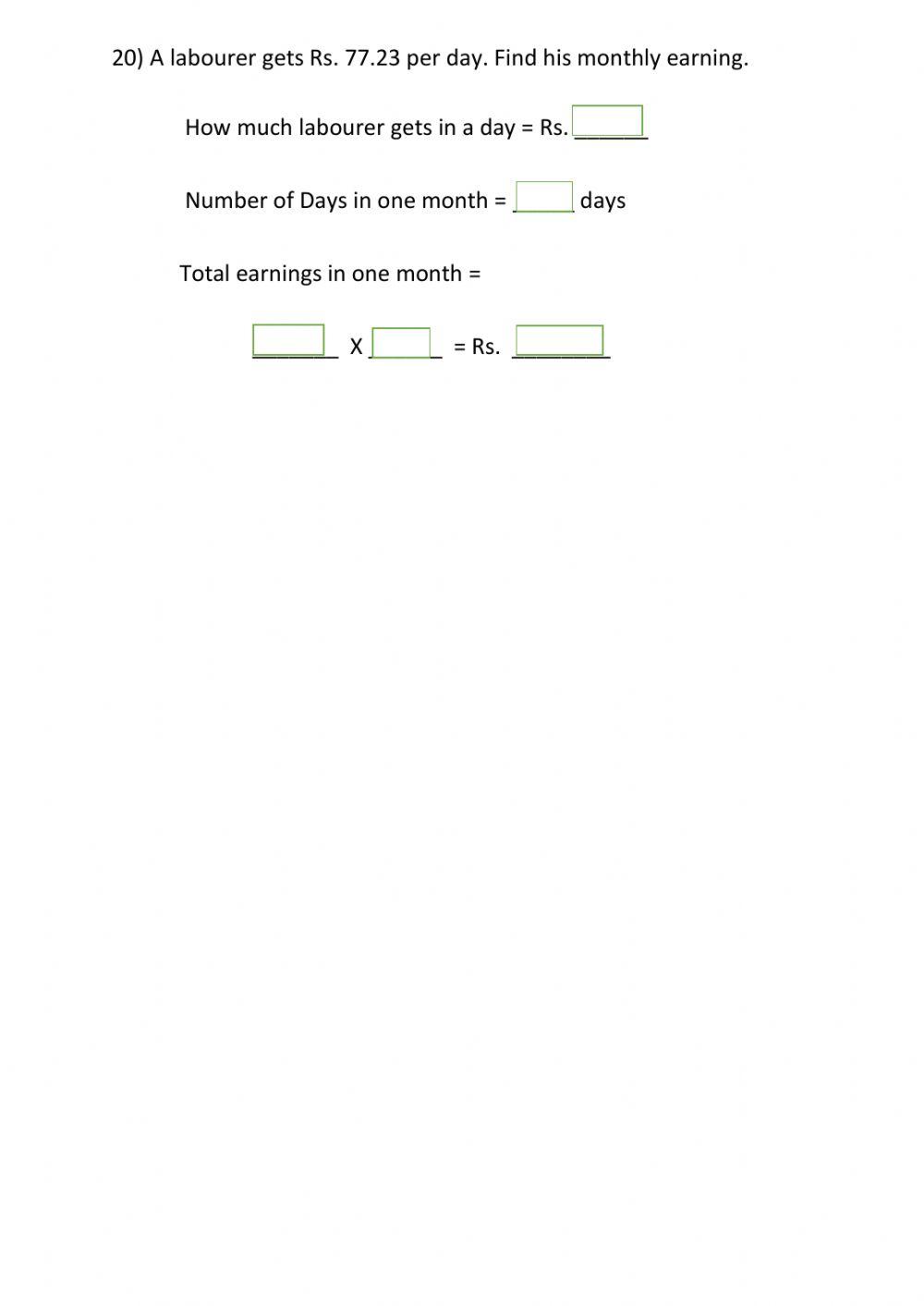 Grade 5 Maths Assessment 3 worksheet | Live Worksheets