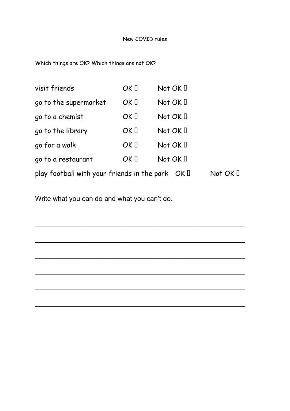 new-covid-rules-worksheet-live-worksheets
