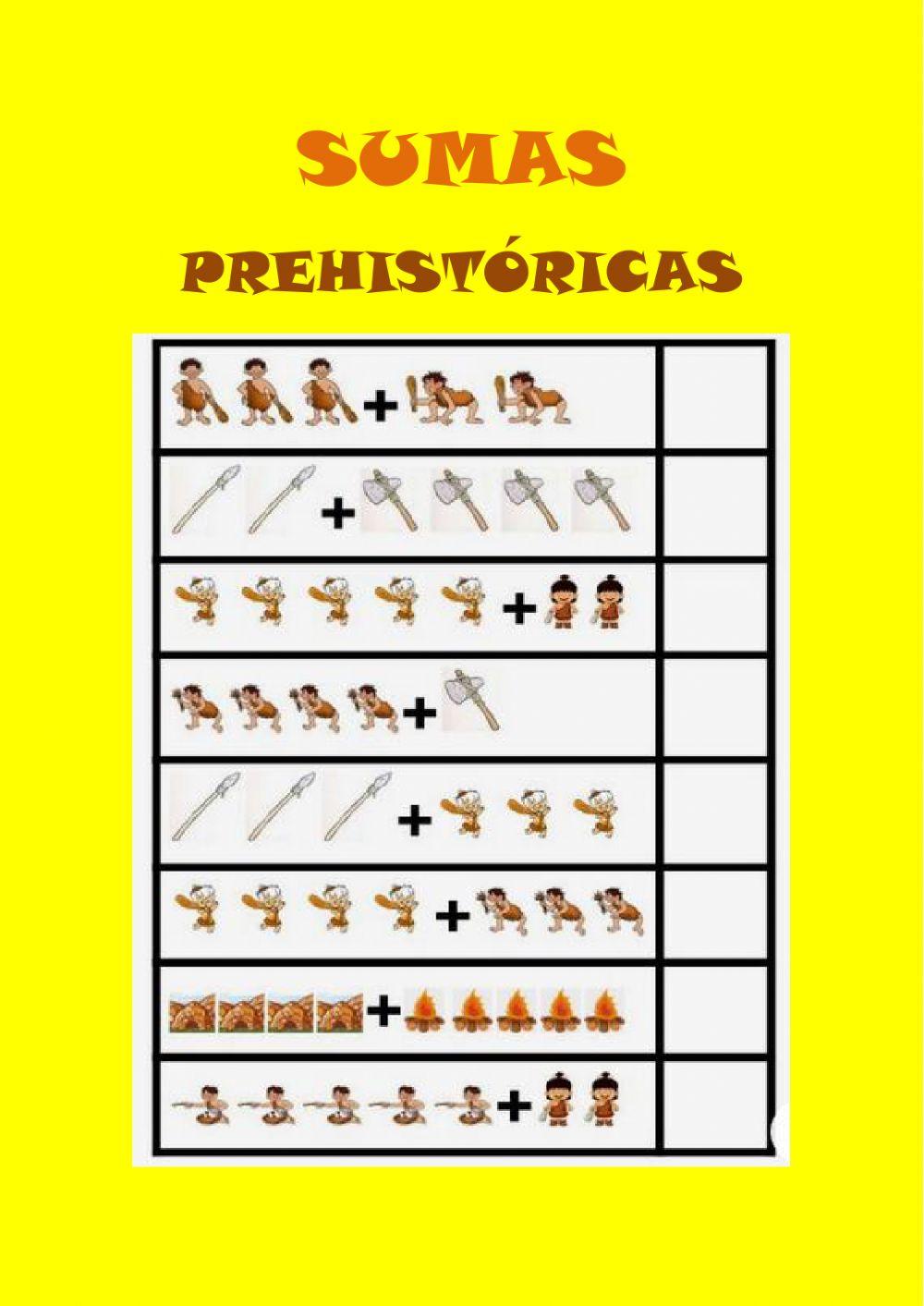 sumas prehistóricas