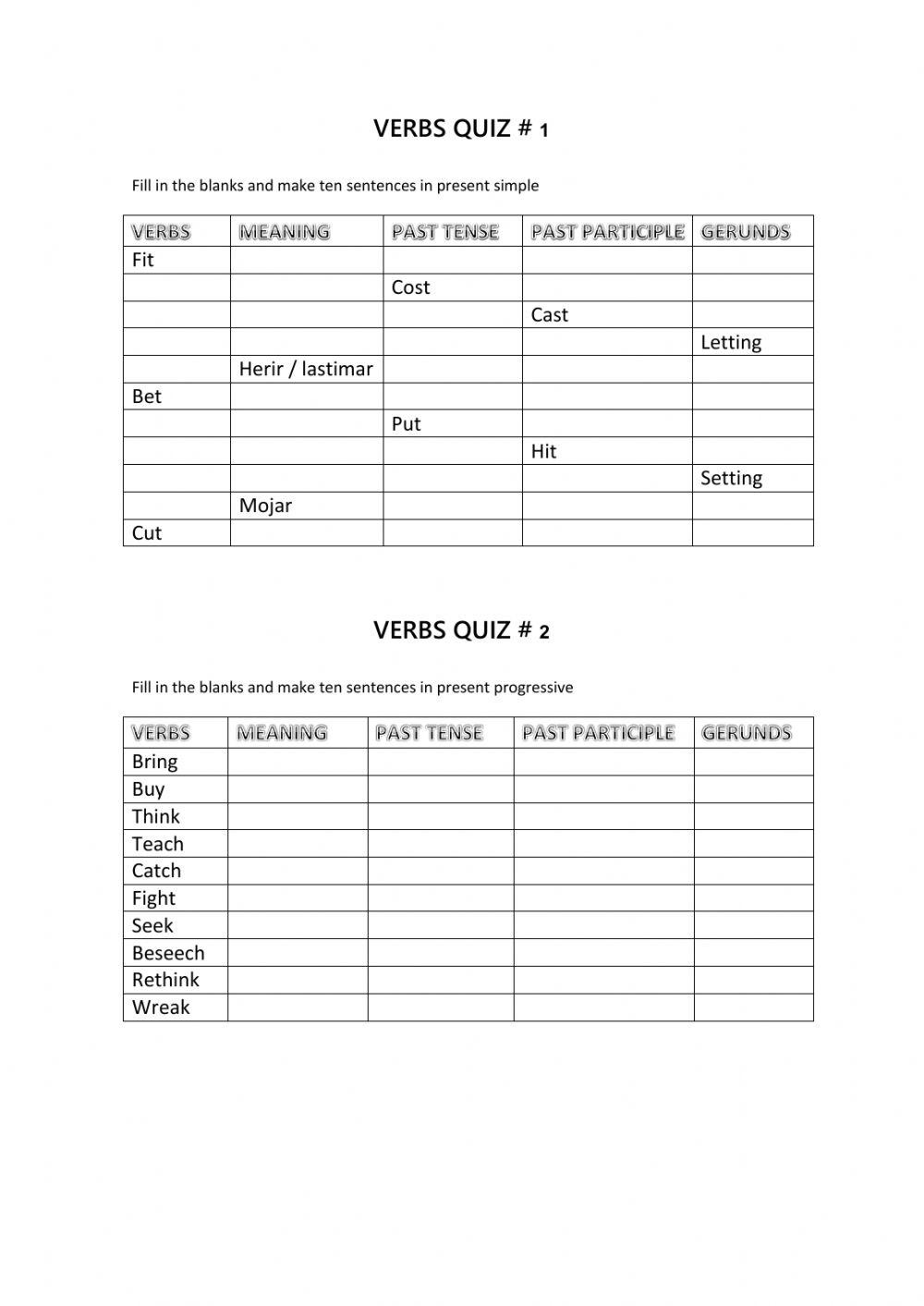 Verbs 1-2
