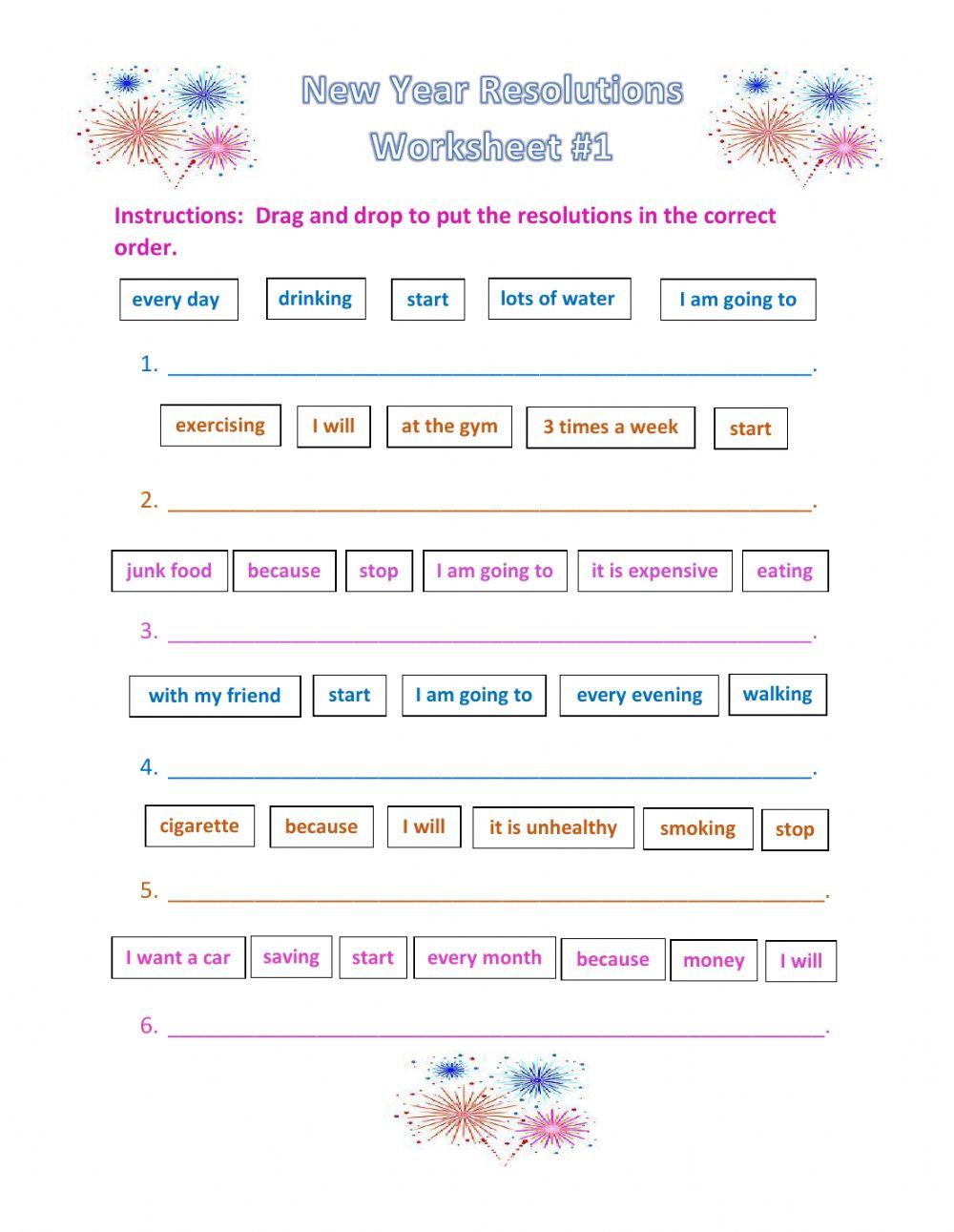 New Year Resolutions