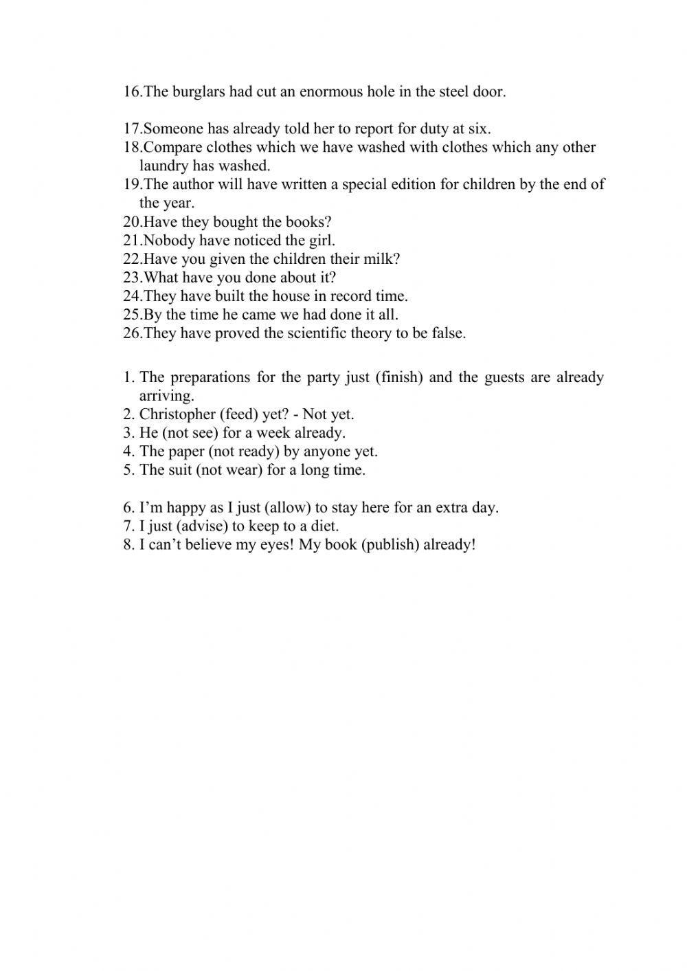 Passive voice in Present Perfect Simple