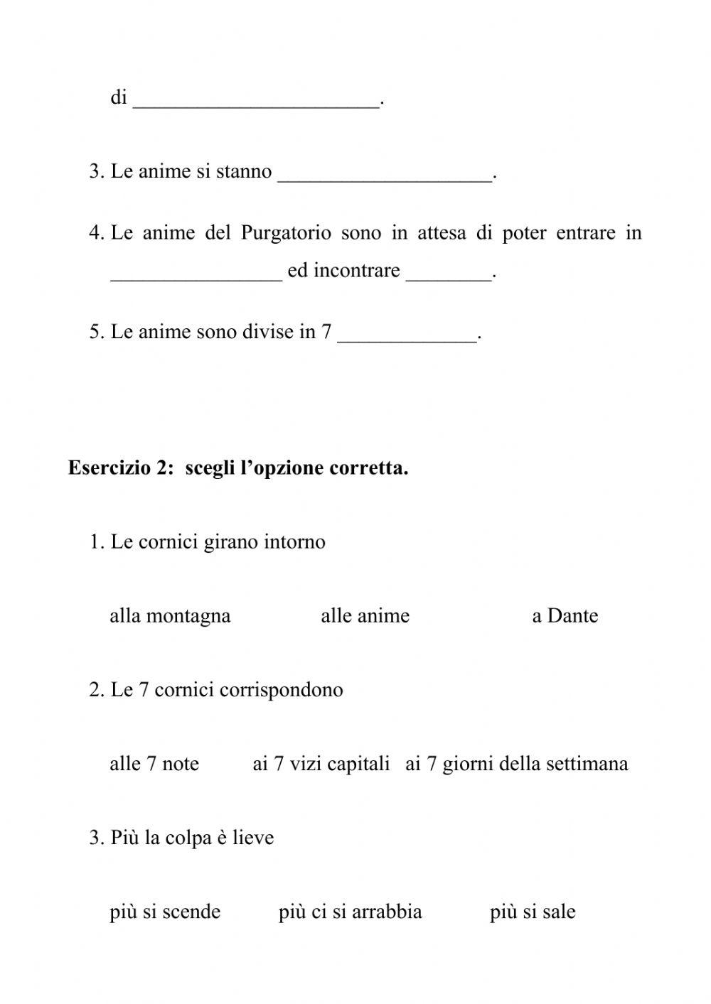 La Divina Commedia (Purgatorio)