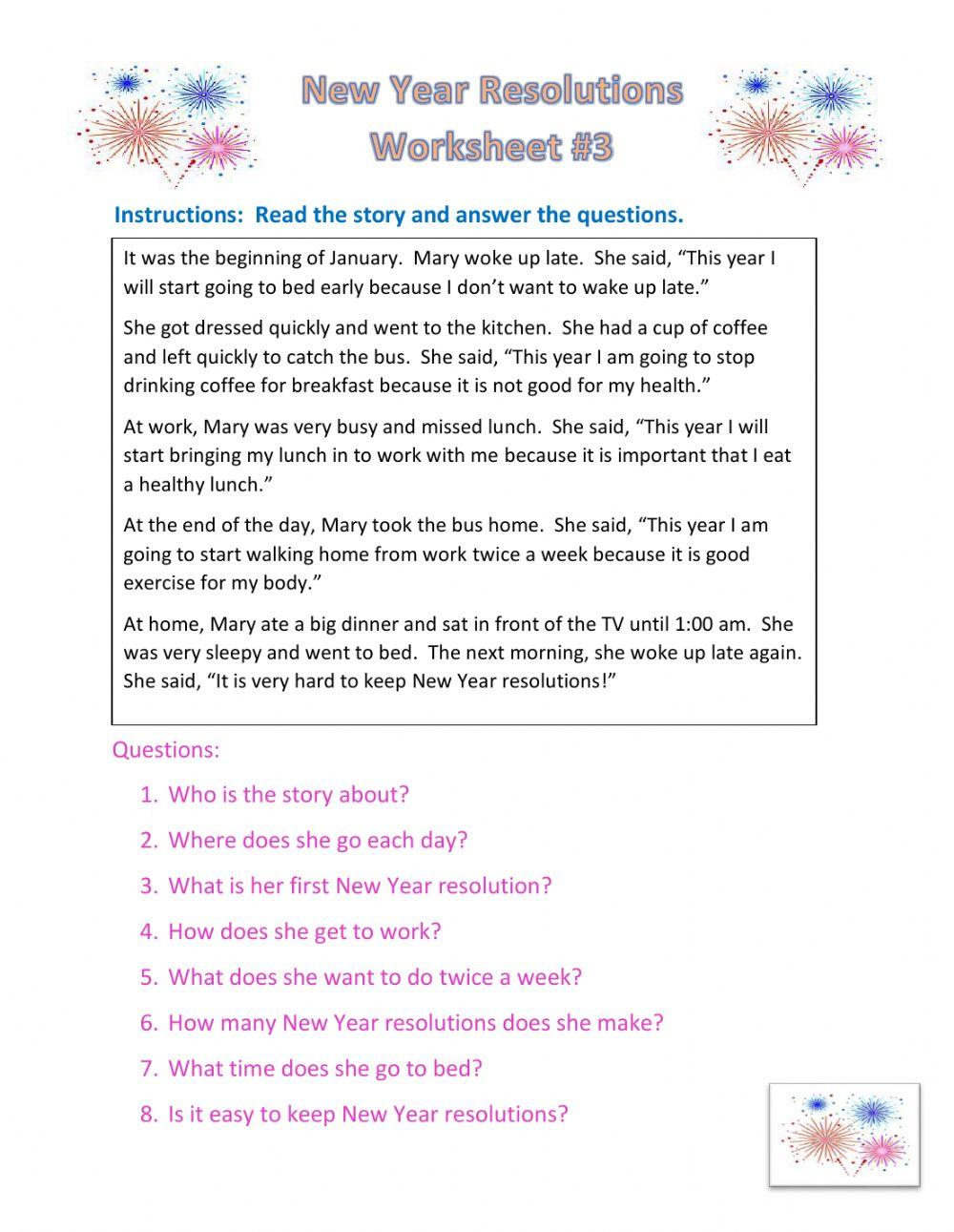 New Year Resolutions 3