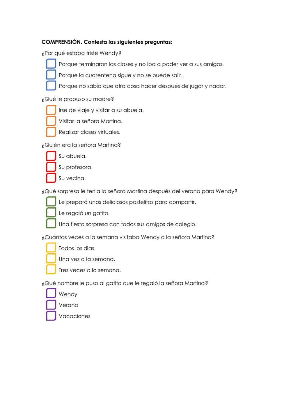 Las vacaciones de Wendy