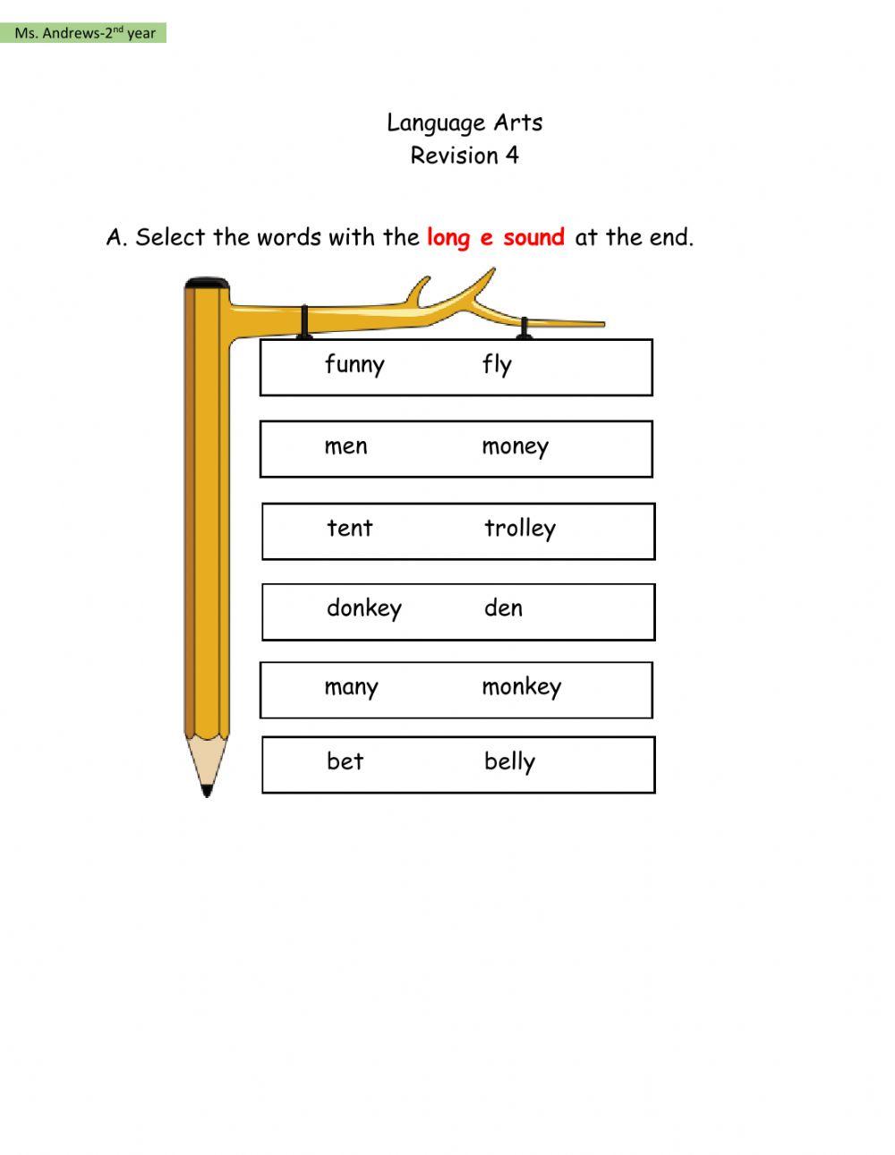 Language Arts Revision 4