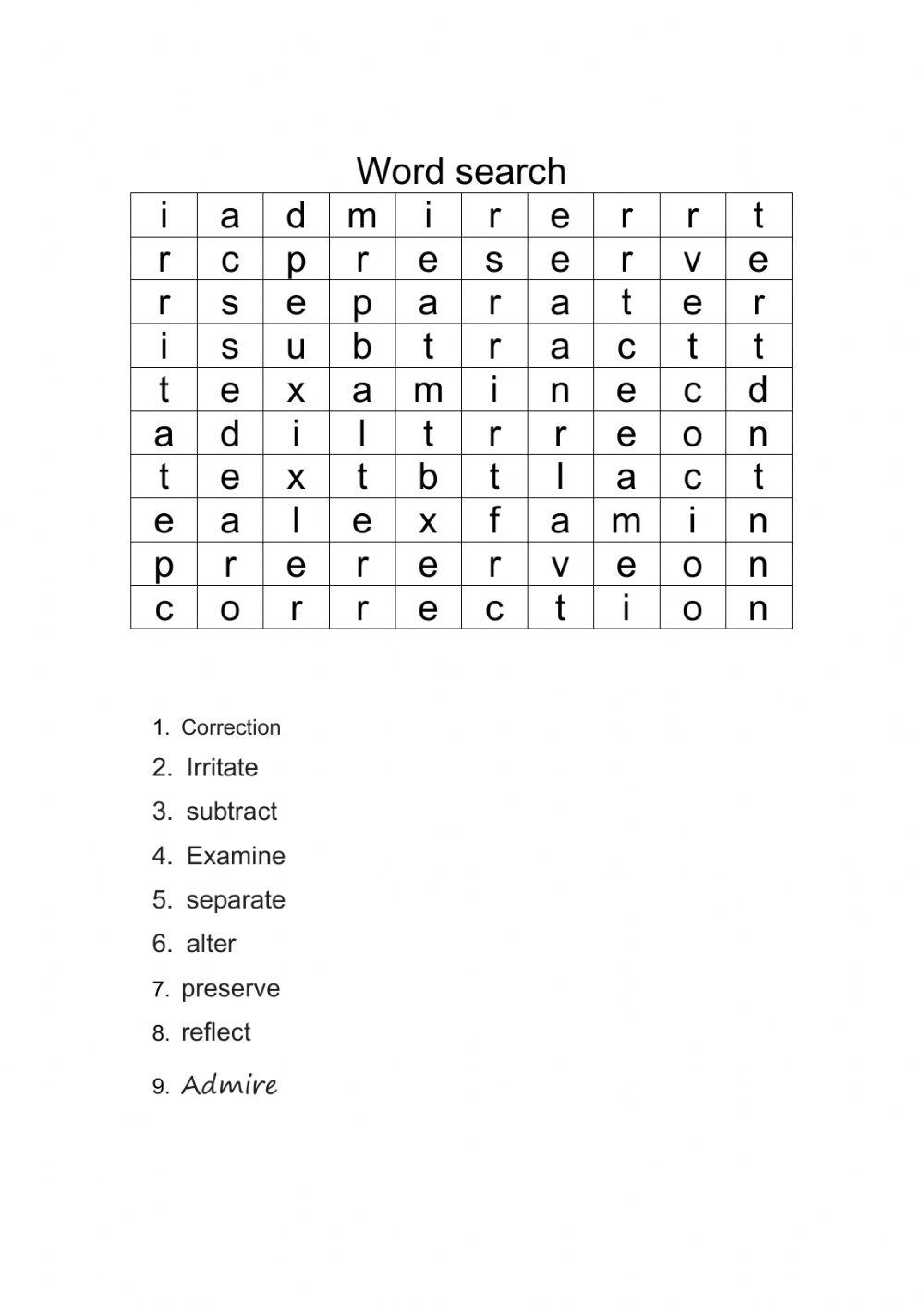 Suffixes -ion or -ation