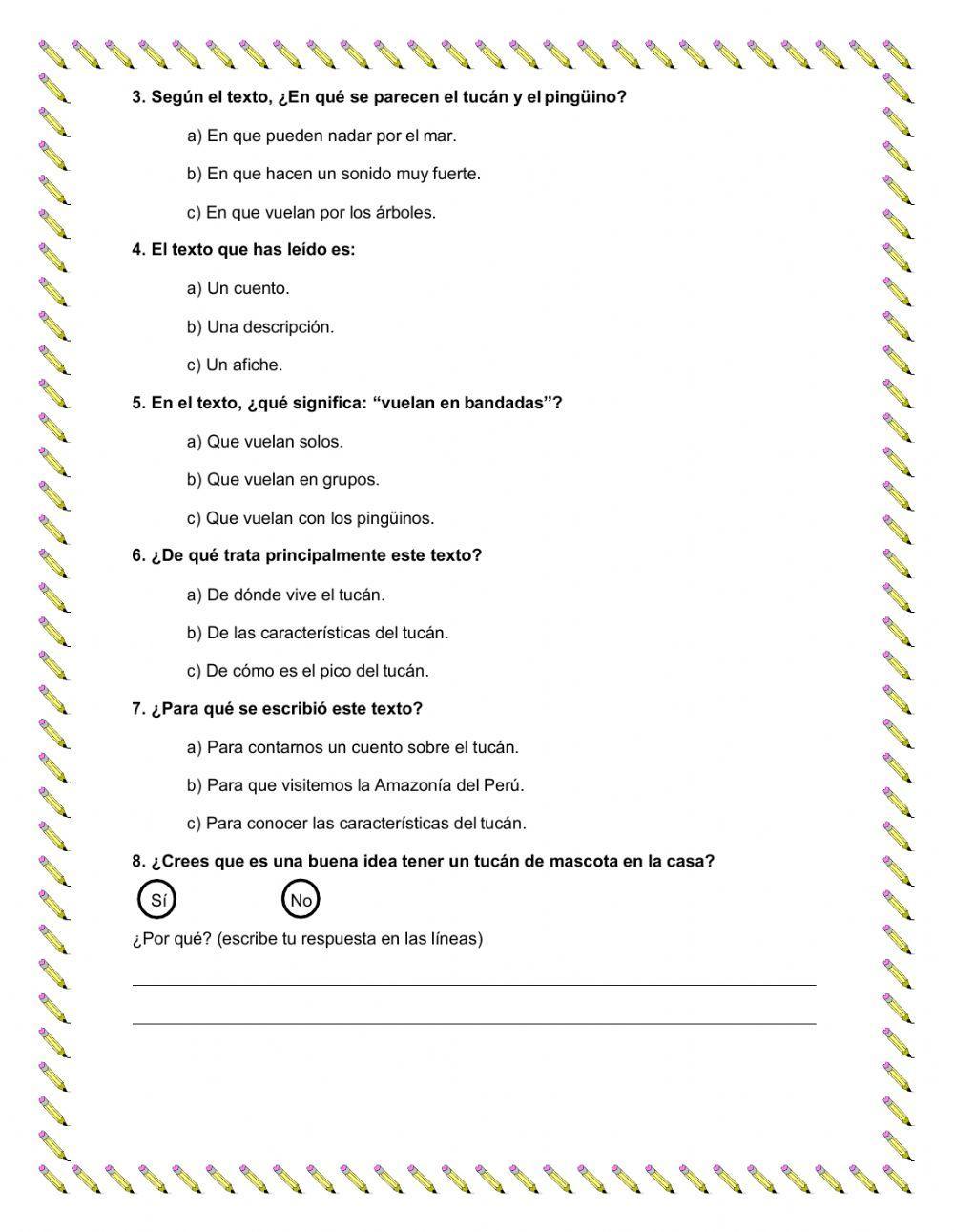 Comprensión de textos